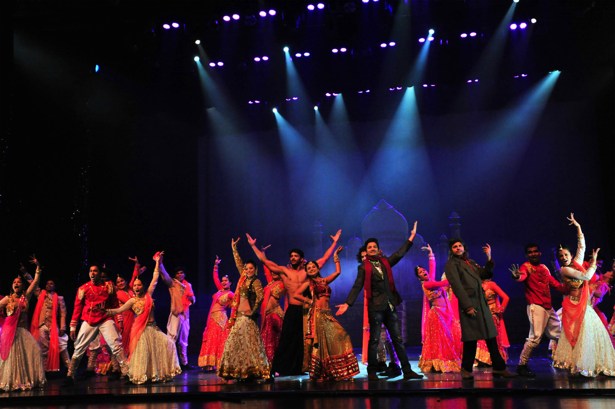 Bollywood flash mob performance